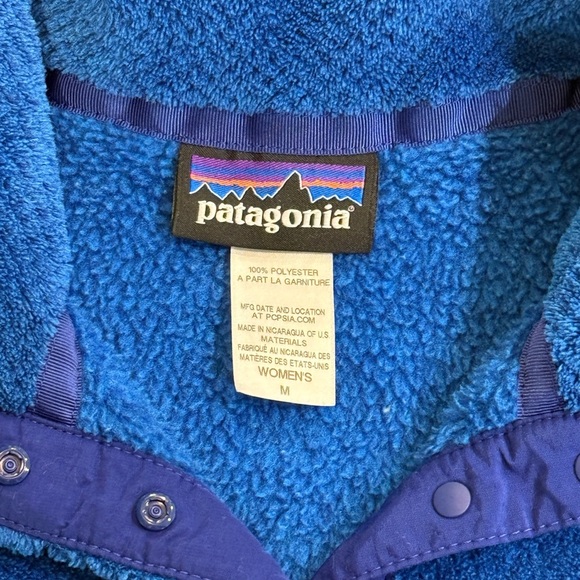 Women’s PATAGONIA Cobalt Blue Re-Tool Snap-T Pullover
Size Medium - Picture 5 of 7